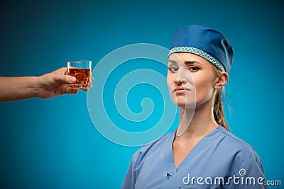 Hard work of doctors Stock Photo