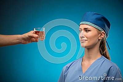 Hard work of doctors Stock Photo