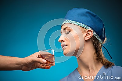 Hard work of doctors Stock Photo