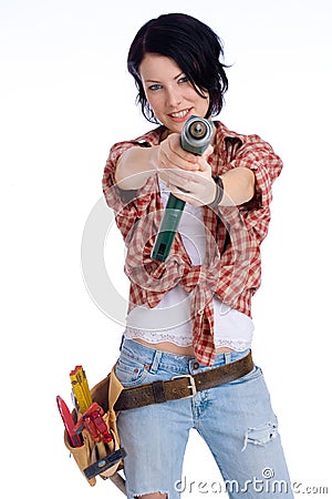 Hard working Stock Photo