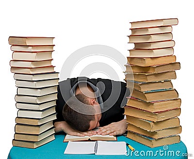 Hard working man Stock Photo