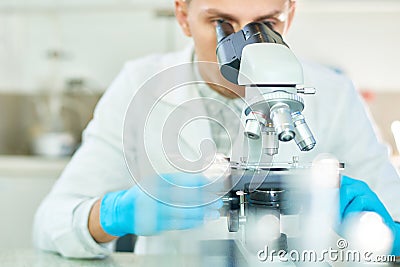Creation of Artificial Meat in Lab Stock Photo