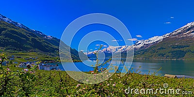 Hardangerfjord in Norway Stock Photo