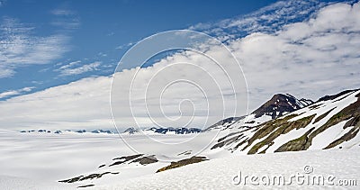 Harding Icefield Stock Photo