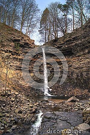 Hardraw Force, Yorkshire, England Stock Photo