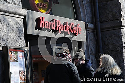 HARDROCK CAFE Editorial Stock Photo