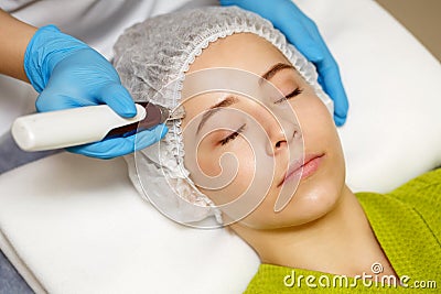 Hardware cosmetology. Mesotherapy Stock Photo