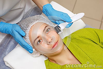 Hardware cosmetology. Mesotherapy Stock Photo