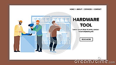 Hardware Tool Department Sale Equipment Vector Illustration Vector Illustration