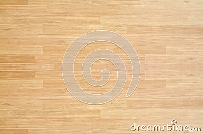 Hardwood maple basketball court floor viewed from above Stock Photo