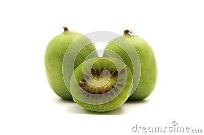 Hardy Kiwifruit Stock Photo