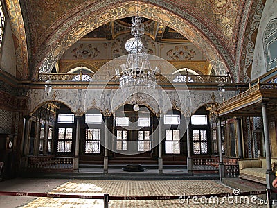 Harem at the Topkapi palace in Istanbul Editorial Stock Photo