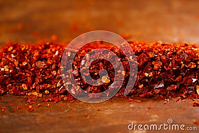 Harissa spice mix - morrocan red hot chilles mixed Stock Photo