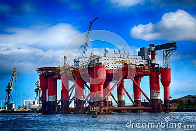 Harland & Wolff Heavy Industries, Belfast, Northern Ireland Editorial Stock Photo