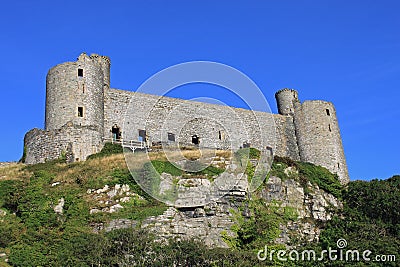 Harlech Castle, Gwynedd, Wales Stock Photo