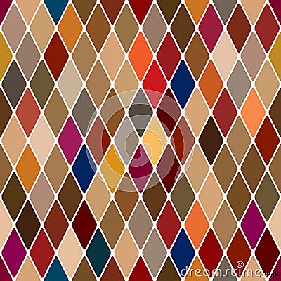 Harlequin bright pattern Vector Illustration