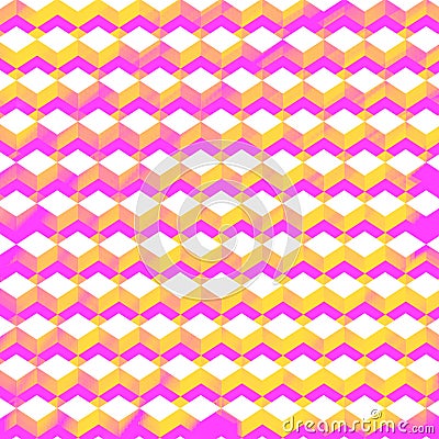 Harlequin Geometric Coloured Triangle Textured Design Stock Photo