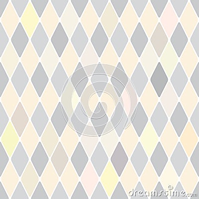 Harlequin's silver selenium pattern Vector Illustration