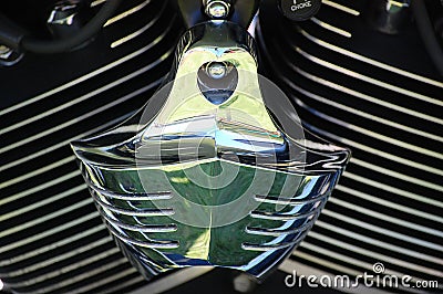 Harley davidson air cleaner Editorial Stock Photo