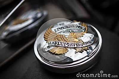 Harley-Davidson amblem Editorial Stock Photo