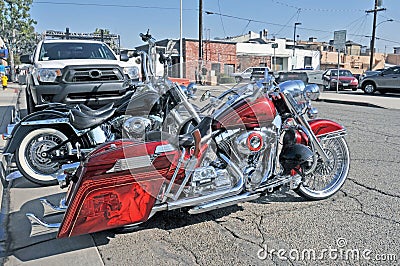 Harley-Davidson Deluxe Editorial Stock Photo