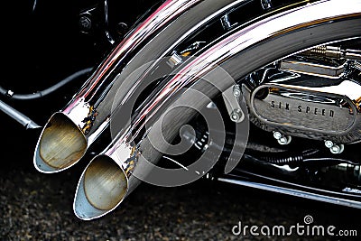 Harley Davidson, detail Stock Photo