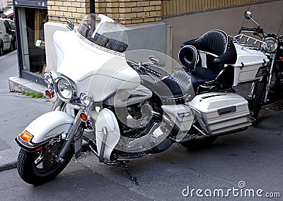 Harley Davidson Electra Glide Editorial Stock Photo