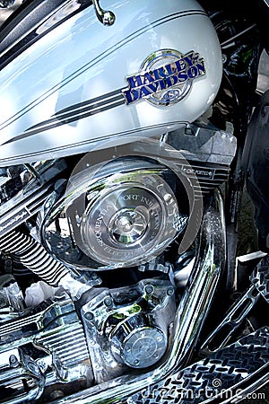 Harley Davidson Electra Glide Editorial Stock Photo