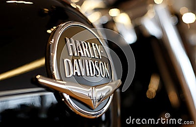 Harley Davidson logo Editorial Stock Photo