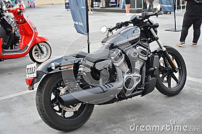 Harley Davidson Revolution Max 975 at All Rise show in Paranaque, Philippines Editorial Stock Photo