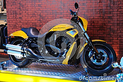 Harley motor bike Editorial Stock Photo