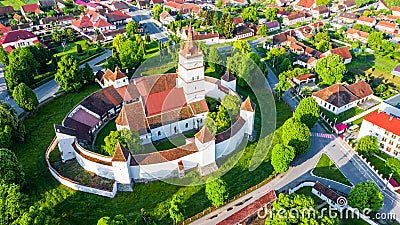 Harman, Brasov - Saxon church in Transylvania Romania Stock Photo