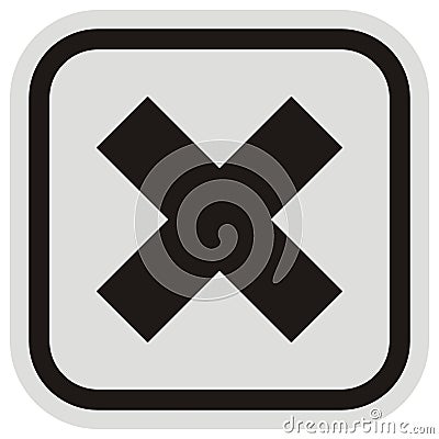 Harmful to health, industrial vector icon, eps. Vector Illustration