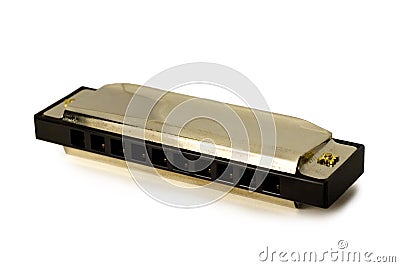 Harmonica Stock Photo