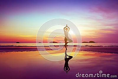 Harmony of body and soul Stock Photo