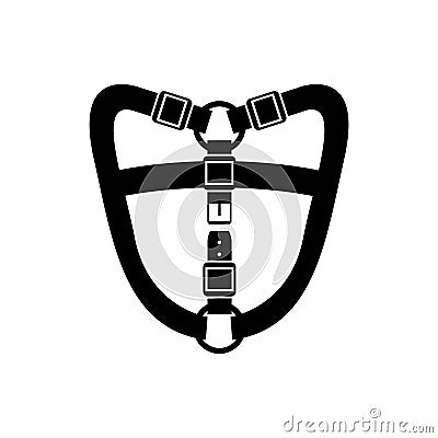 Harness collar icon, Vector illustration Vector Illustration