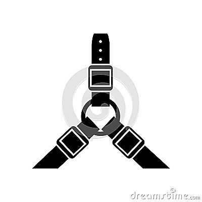 Harness collar icon, Vector illustration Vector Illustration