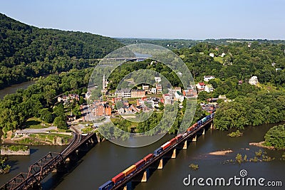 Harpers Ferry West Virginia Stock Photo