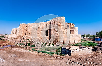 Harran Castle ruins in Harran,Sanliurfa Stock Photo