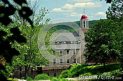 Harrisville, NH: 1859 Mill Number Two Stock Photo