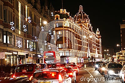 Harrods, luxury department store Editorial Stock Photo