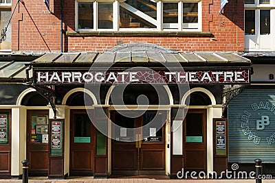 Harrogate Theatre in the Centre of Harrogate Town. Editorial Stock Photo