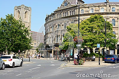 Harrogate town centre Editorial Stock Photo