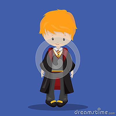 Harry potter ron 03 Vector Illustration