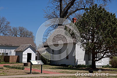 Harry S Truman Birthplace, LeMar, MO Editorial Stock Photo