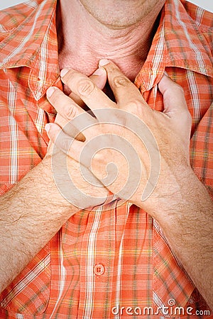 Hart breathing Stock Photo