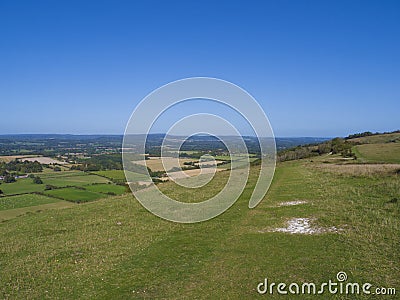 Harting Down West Sussex Stock Photo