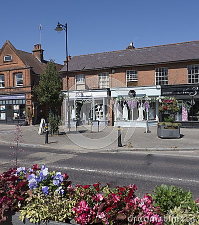 Hartley Wintney High Street Editorial Stock Photo