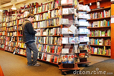Harvard Book Store Editorial Stock Photo