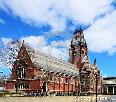 Harvard University Memorial Hall Stock Photo